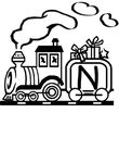 dessin enfant Alphabet Trains