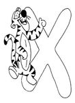 coloriage enfant Alphabet Winnie L Ourson