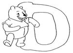 dessin enfant Alphabet Winnie L Ourson