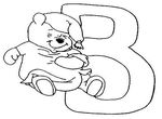 dessin enfant Alphabet Winnie L Ourson