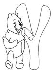 coloriage enfant Alphabet Winnie L Ourson