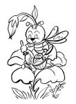 coloriage enfant Abeilles