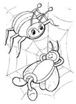 dessin enfant Araignees