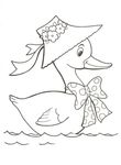 coloriage enfant Canards