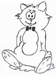 coloriage enfant Chats