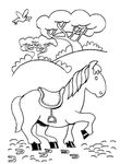 dessin enfant Chevaux