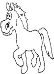 dessin enfant Chevaux