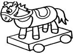 dessin enfant Chevaux