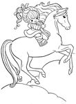 dessin enfant Chevaux