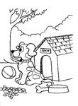 coloriage enfant Chiens