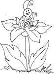 coloriage enfant Coccinelles