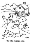 coloriage enfant Cochons