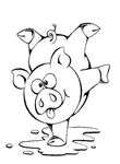 coloriage enfant Cochons