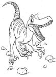 coloriage enfant Dinosaures