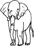 coloriage enfant Elephants