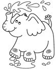 coloriage enfant Elephants