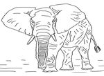 dessin enfant Elephants