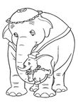 coloriage enfant Elephants