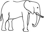 coloriage enfant Elephants