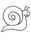 coloriage enfant Escargots