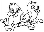 coloriage enfant Oiseaux