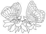 coloriage enfant Papillons