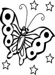 dessin enfant Papillons