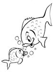 coloriage enfant Poissons