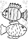 coloriage enfant Poissons