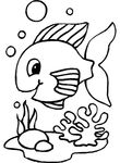 dessin enfant Poissons