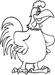 coloriage enfant Poules