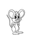 coloriage enfant Souris