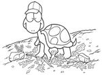 coloriage enfant Tortues