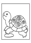 coloriage enfant Tortues