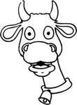 coloriage enfant Vaches