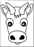 coloriage enfant Vaches