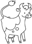 dessin enfant Vaches