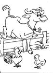 dessin enfant Vaches