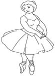 coloriage enfant Danseuses