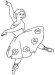 coloriage enfant Danseuses