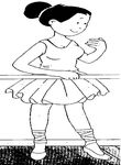 dessin enfant Danseuses