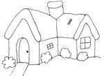 dessin enfant Maisons