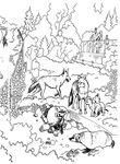 coloriage enfant Zoo