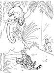 coloriage enfant Zoo