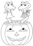 coloriage enfant Halloween