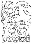 coloriage enfant Halloween