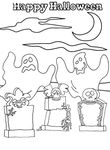 dessin enfant Halloween