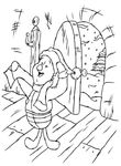 coloriage enfant Noel