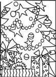 coloriage enfant Noel