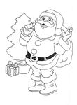 coloriage enfant Noel